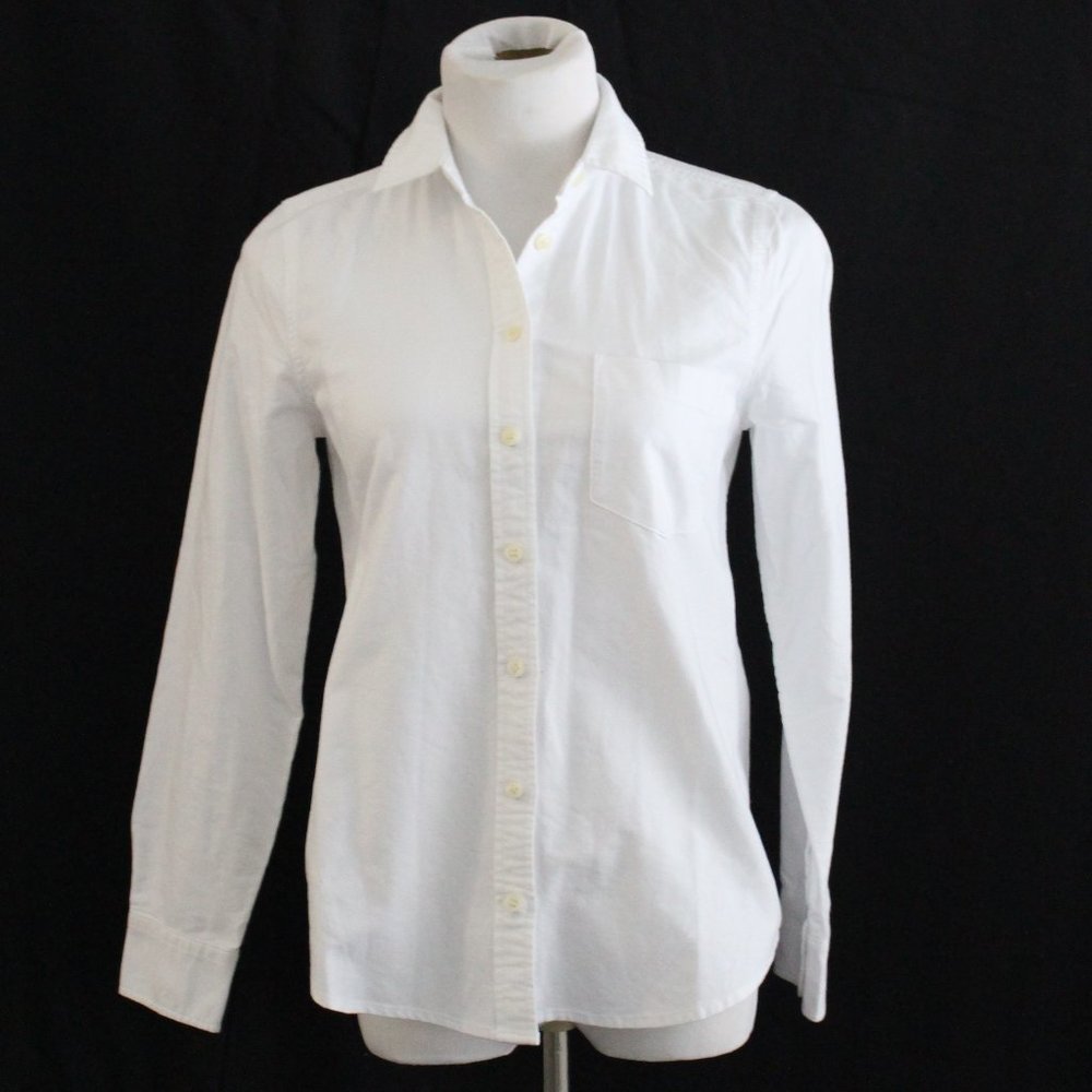 White "Perfect Fit" J. Crew Button Down